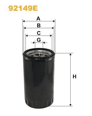 WIX FILTERS Eļļas filtrs 92149E